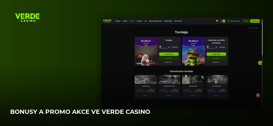 Verde Casino promotional banner