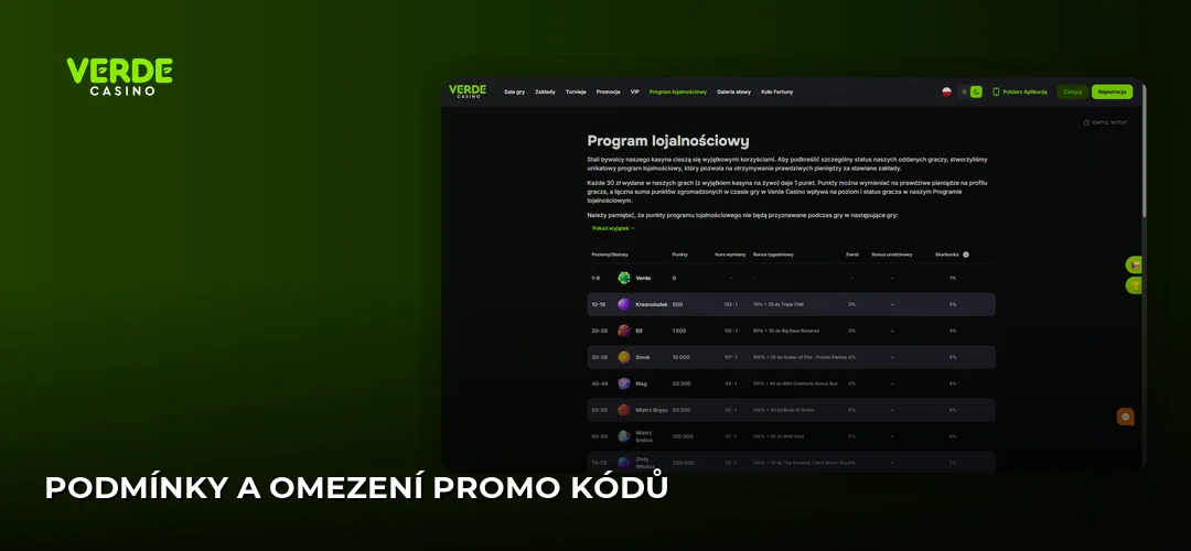 Verde Casino promotional banner