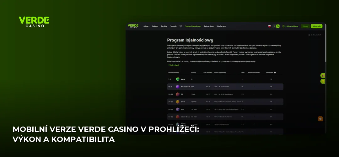 Verde Casino promotional banner
