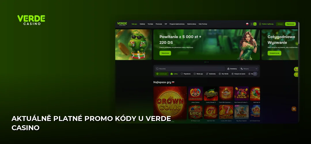 Verde Casino promotional banner