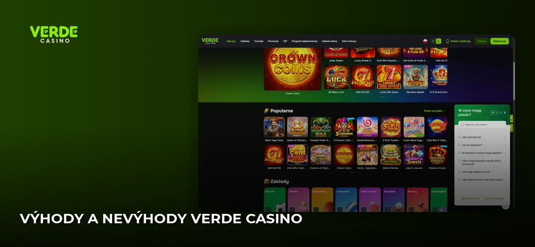 Verde Casino promotional banner