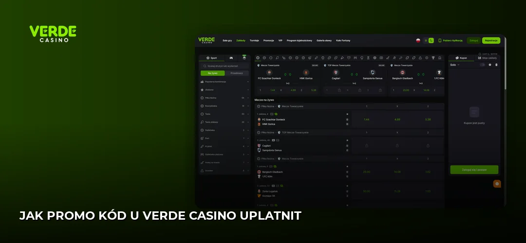 Verde Casino promotional banner